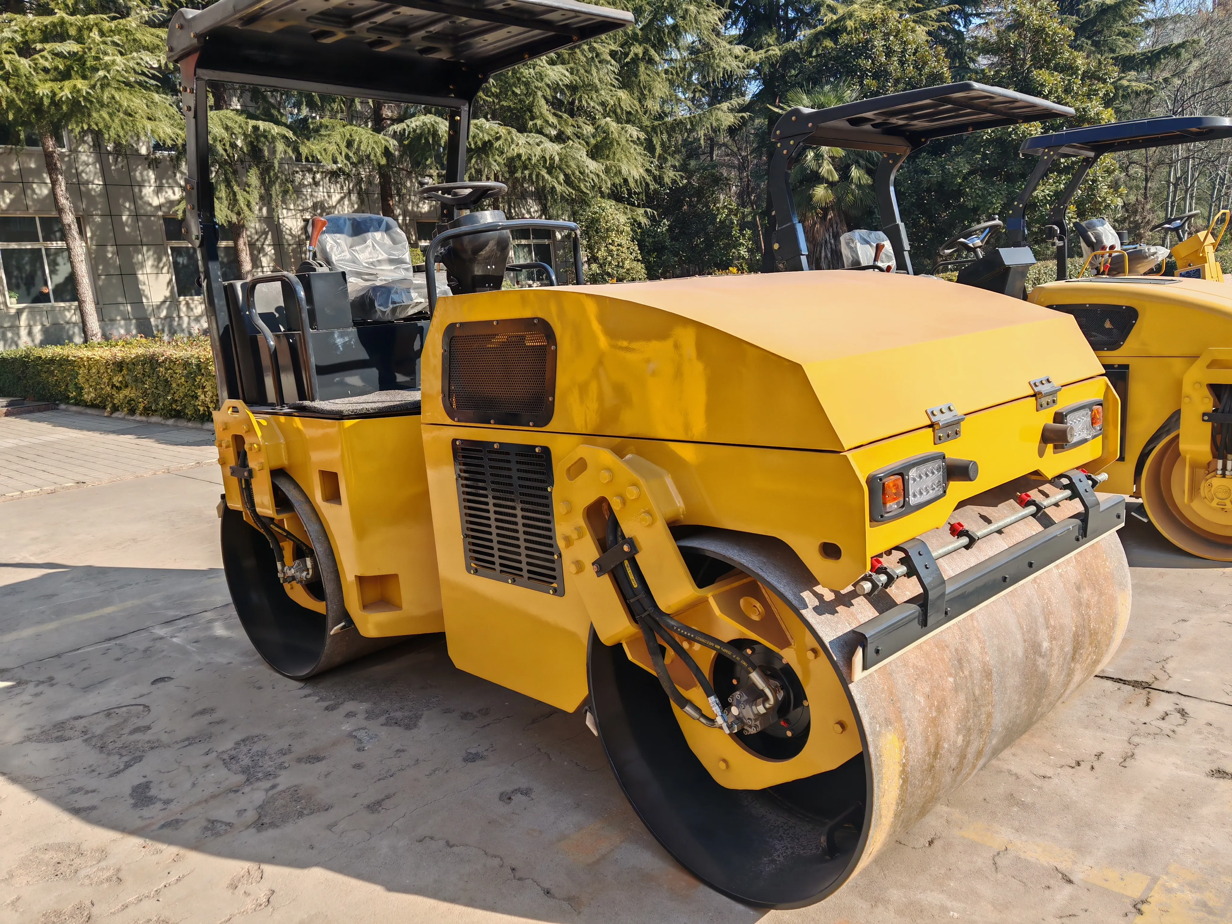 LTC206 Mechanical Drive Asphalt Compactor Road Roller Double